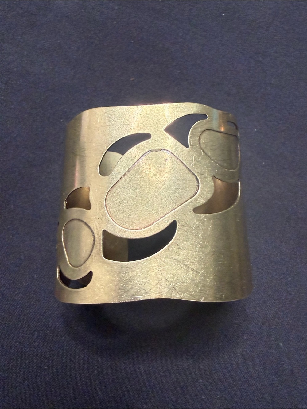 Vintage Cutout Metal Cuff Bracelet